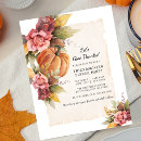 Recherche de pumpkin thanksgiving invitations Citrouille