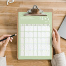 Zoek naar maandkalender posters Minimalistisch