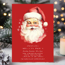 Recherche de santa claus invitations Rouge