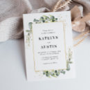 Recherche de faire part de eucalyptus mariage invitations Botanique