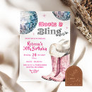 Recherche de bling invitations Bottes de cowgirl