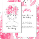 Recherche de jolie fille cartes visite Maquillage