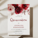 Recherche de rubis rouge invitations Quinceanera