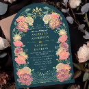 Recherche de turquoises de mariage invitations Fleurs