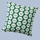 Recherche de point vert coussins Monogramme