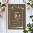 Recherche de glamour 30ans anniversaire invitations Girly