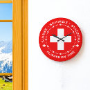 Recherche de drapeau suisse horloges Moderne