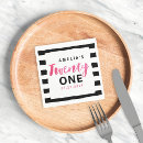 Recherche de blanc noir serviettes 21e anniversaire