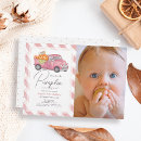 Recherche de citrouille fille invitations Rose