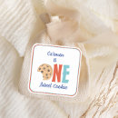 Recherche de lait et biscuits autocollants Un gâteau sucré