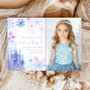 Recherche de snowflake anniversaire invitations Pour enfants