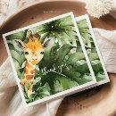 Recherche de petit animal serviettes Baby shower safari