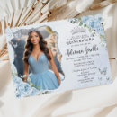 Recherche de bleu et argent invitations Pour enfants
