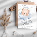 Recherche de nuage blanc invitations Baby