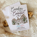 Recherche de western gender reveal invitations Cowgirl