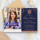 Recherche de royal 16ans anniversaire invitations Étincelant