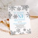 Recherche de flocons de neige bleus invitations Pour enfants