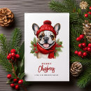 Recherche de bulldog christmas vœux cartes Frenchie