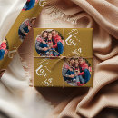 Zoek naar uw foto hier cadeaupapier Gezin