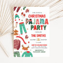 Recherche de pajama noël invitations Fête de noël
