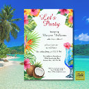Recherche de summer cocktail party invitations Tropical