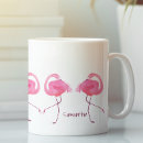 Recherche de oiseau flamant tasses Illustration