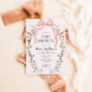 Recherche de rose de baby shower fille invitations Papillon