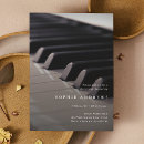 Recherche de piano queue invitations Élégant