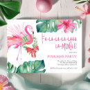 Recherche de flamant drôle invitations Rose