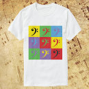 Recherche de bass clef tshirts Basse