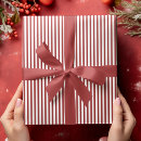 Zoek naar rode witte strepen cadeaupapier Xmas