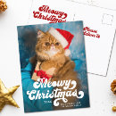 Zoek naar katten typografie briefkaarten Kerstmis
