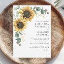 Recherche de tournesols mariage invitations À un de tournesol