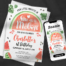 Recherche de one in a melon invitations Fête d'anniversaire