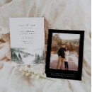 Recherche de mountain wedding save the dates Hiver