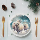 Recherche de moutons assiettes Pour enfants