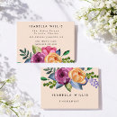 Recherche de fleuri cartes visite Violet