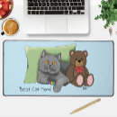 Recherche de ours bleu tapis souris Ours en peluche