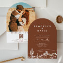 Recherche de western mariage invitations Bohémien