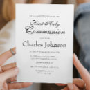 Recherche de première de blanc petite communion invitations Minimum