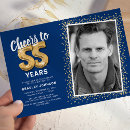 Recherche de 55 anniversaire invitations Moderne