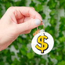 Recherche de symbole dollar porteclés Richesse