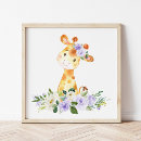Recherche de giraf chambre enfant posters Pépinière murale