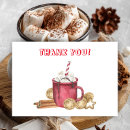 Recherche de chocolat chaud vœux cartes Flocons de neige