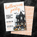 Recherche de maison hantée halloween invitations Adulte