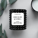 Recherche de bougie etiquettes Image de marque