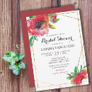 Recherche de poppy bridal shower invitations Rouge