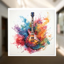 Recherche de psychédélique musique posters Guitare