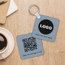 Recherche de code qr porteclés Logo de l'entreprise