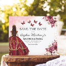 Recherche de feuille rouge invitations Quinceañera